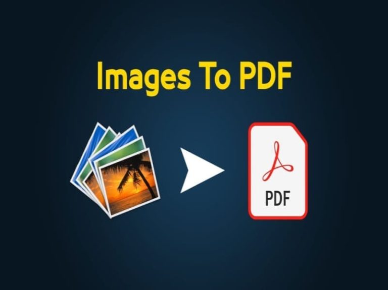 طريقة جمع الصور في ملف PDF بالكمبيوتر والورد