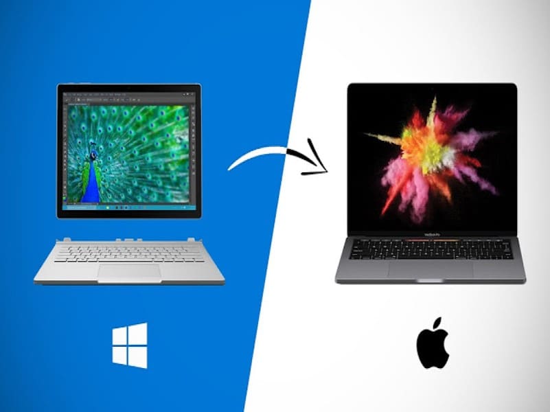 كيف احول من نظام ويندوز الى ماك؟ التبديل من Mac إلى Windows