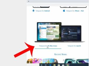 تنزيل تليجرام علي اللاب توب