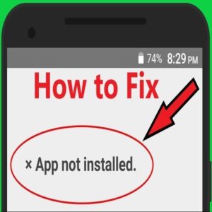 حل مشكلة التطبيق ليس مثبتا من جوجل
