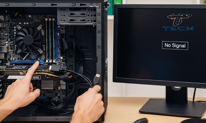 حل مشكلة الشاشة لا تعمل عند تشغيل الكمبيوتر