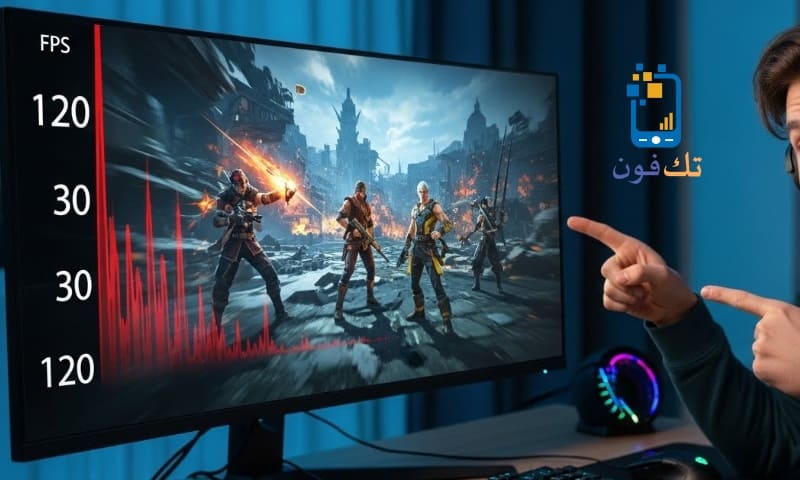 كيف أزيد عدد الفريمات في الألعاب