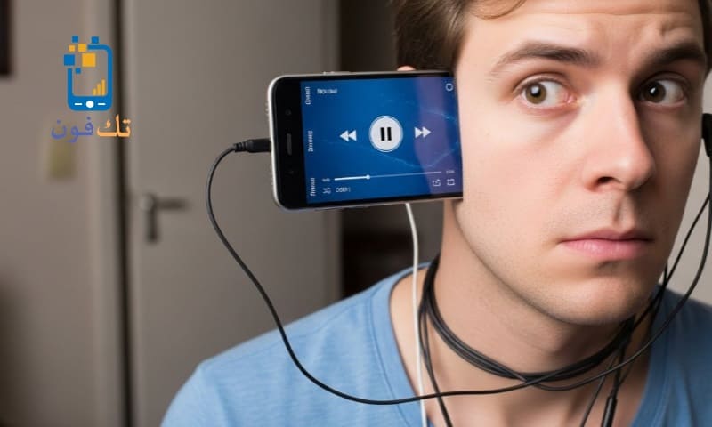 حل مشكلة تعليق الجوال على وضع سماعات الرأس