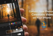 تحويل صور الذكريات إلى فيديو سينمائي على الايفون
