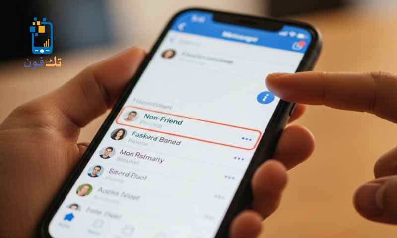 حذف شخص من الماسنجر وهو ليس صديق