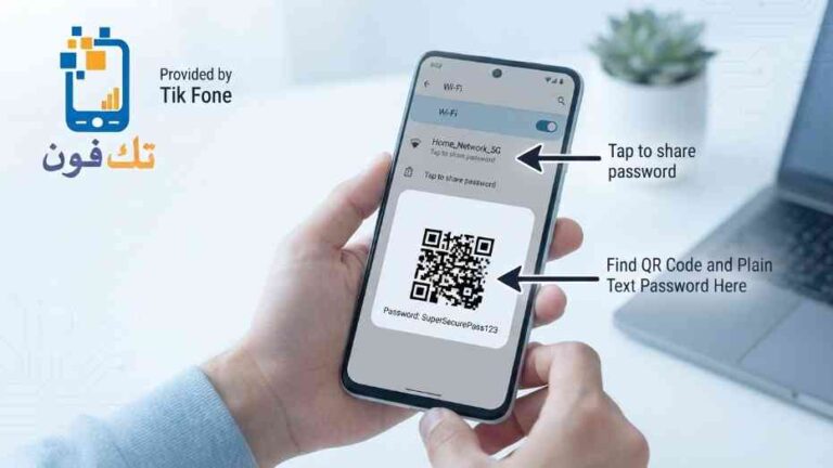 طريقة معرفة باسورد الواى فاي عن طريق QR في أندرويد