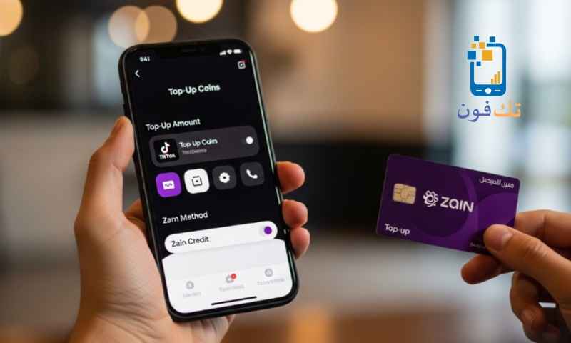 شحن عملات تيك توك عن طريق رصيد زين 2026 TikTok Coins
